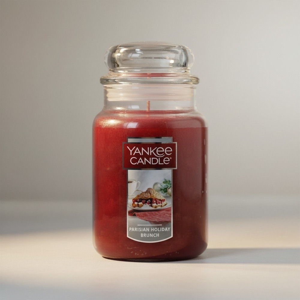 Yankee Candle Parisian Holiday Brunch Large Jar - 22 oz Scented Candle - NWT